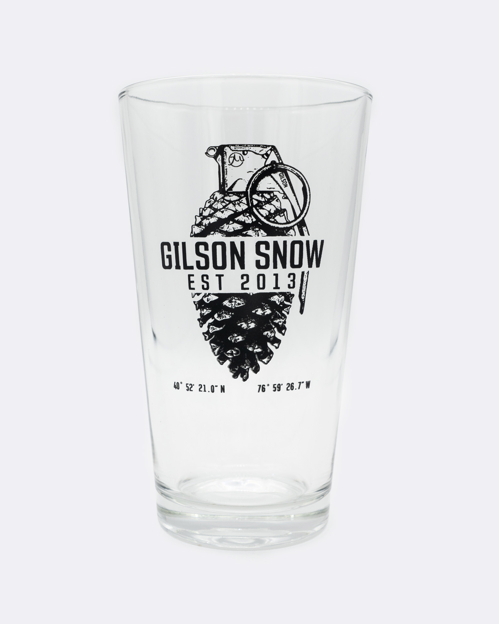Pine Grenade
Pint Glass Pine Grenade
Pint Glass graphics