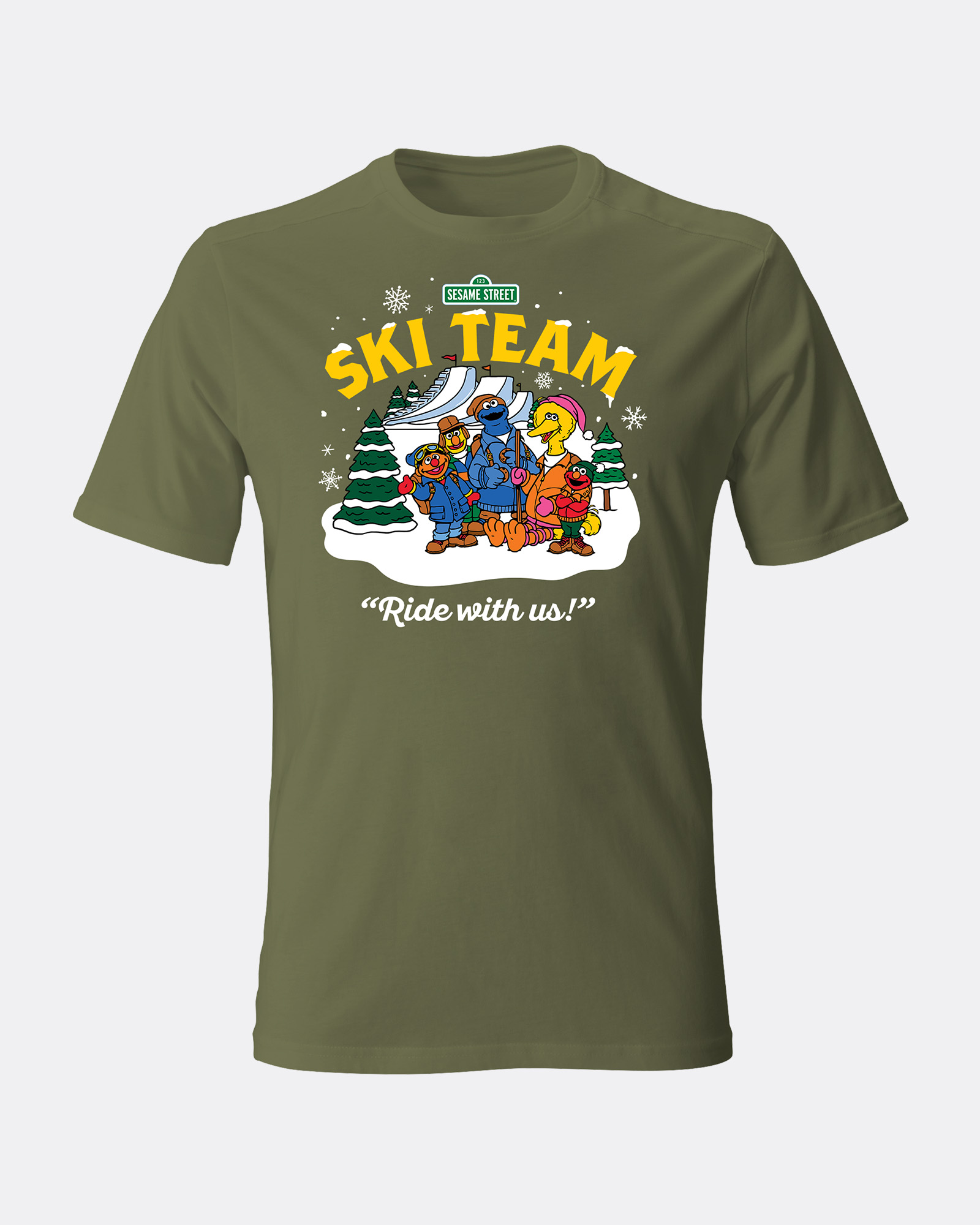 Sesame Street 
Ski Team graphics