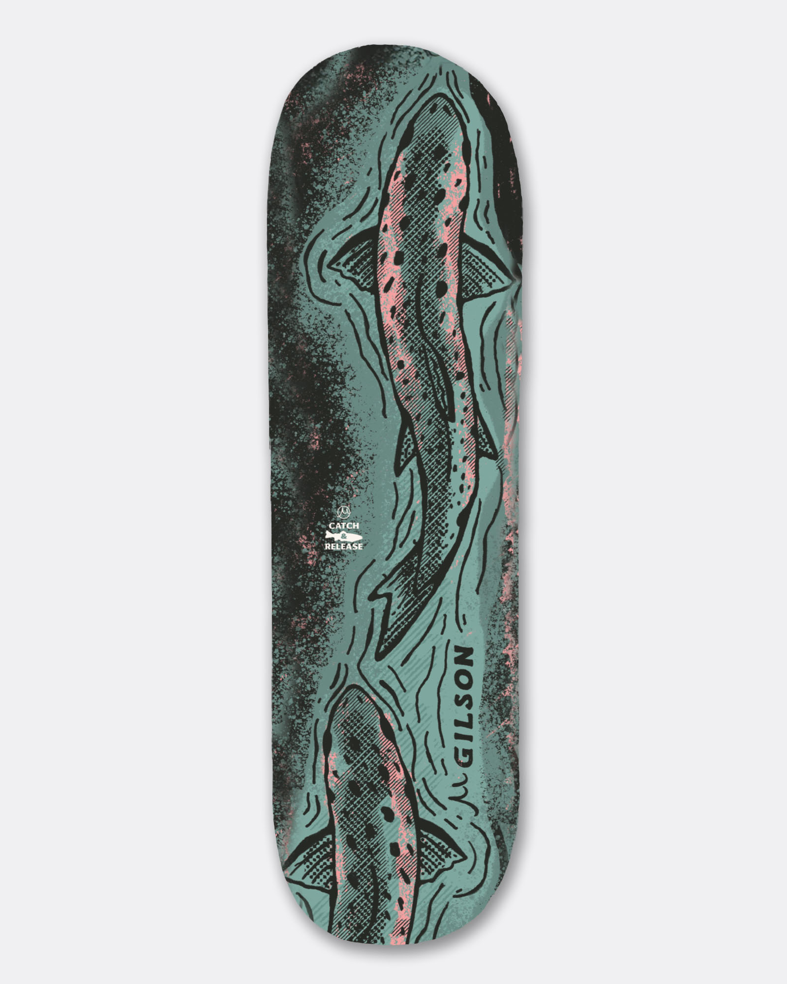 Catch & Release Skateboard Catch & Release Skateboard graphics